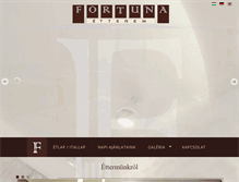 Tablet Screenshot of fortuna-dombovar.hu